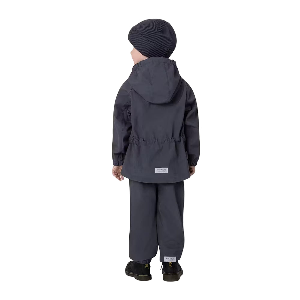 Mini A Ture Mataden softshell jacket ombre blue with