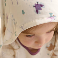 Nest Designs Organic Cotton 9-Layer Hooded Baby Bath Towel Snow Angels