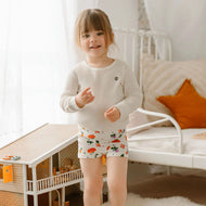 Nest Designs Bamboo Jersey Girls Boy Short Underwear 2 Pack Harvest Time