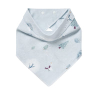 Nest Designs Bamboo Muslin Baby Bandana Bib Snowy Snuggles