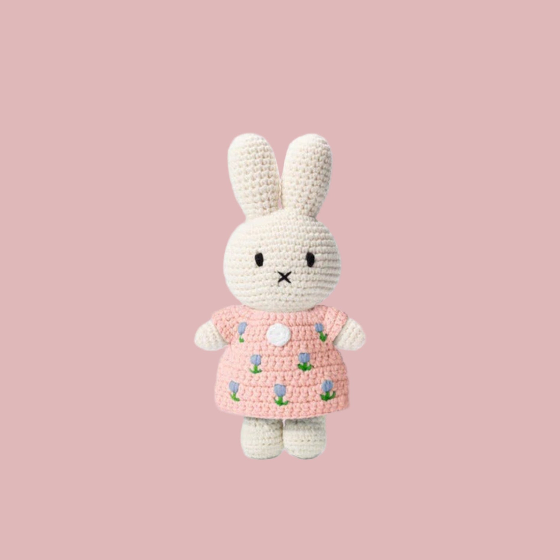 Just Dutch Miffy Tulip Dress Pastel Pink