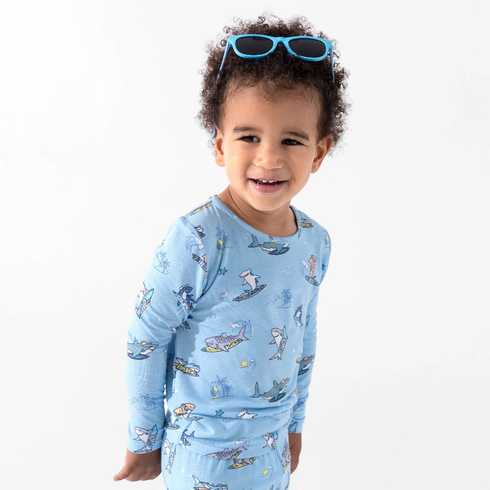 Bellabu Bear Bamboo Kids Pajamas Shark School