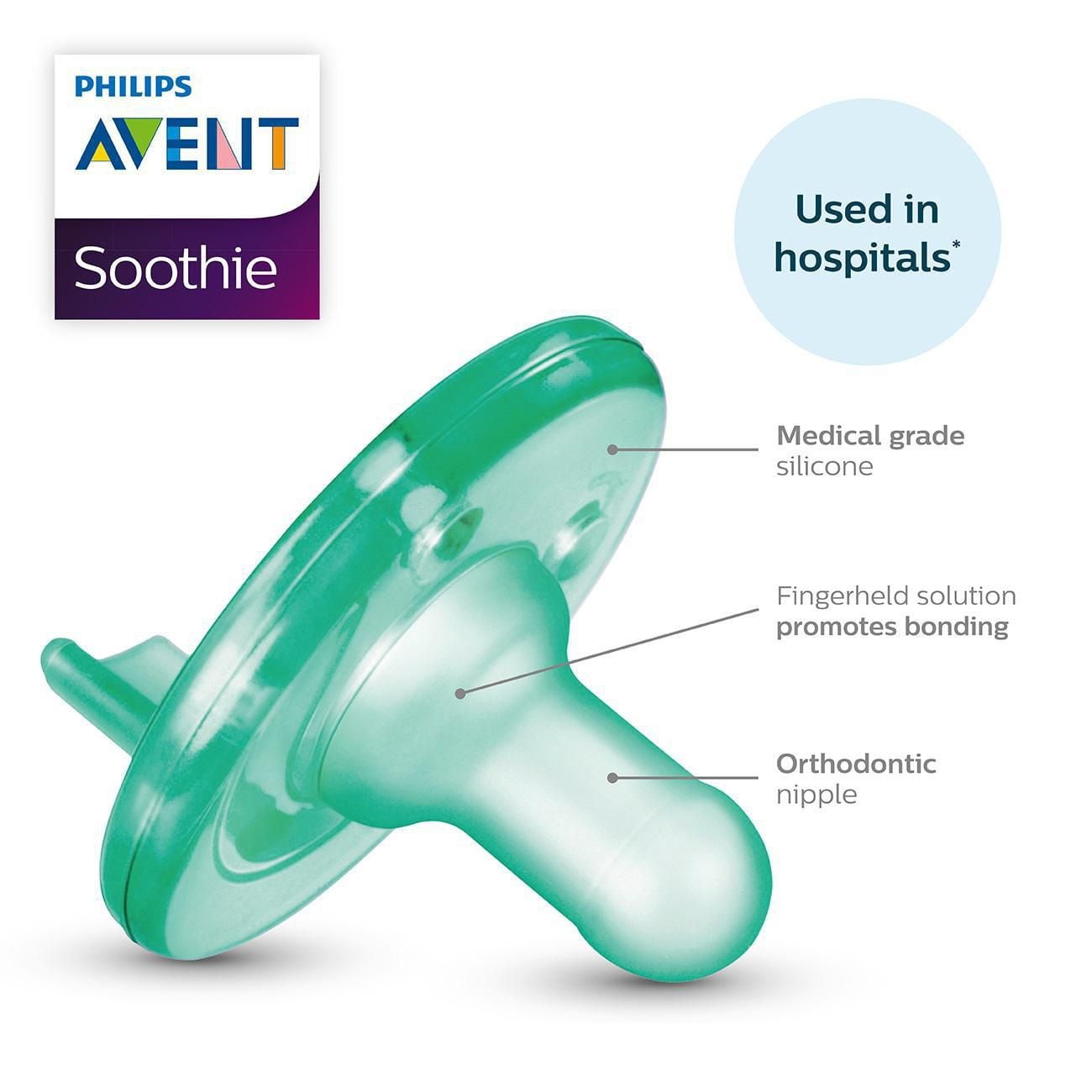Philips Avent Soothie Pacifier 2 Pack Blue