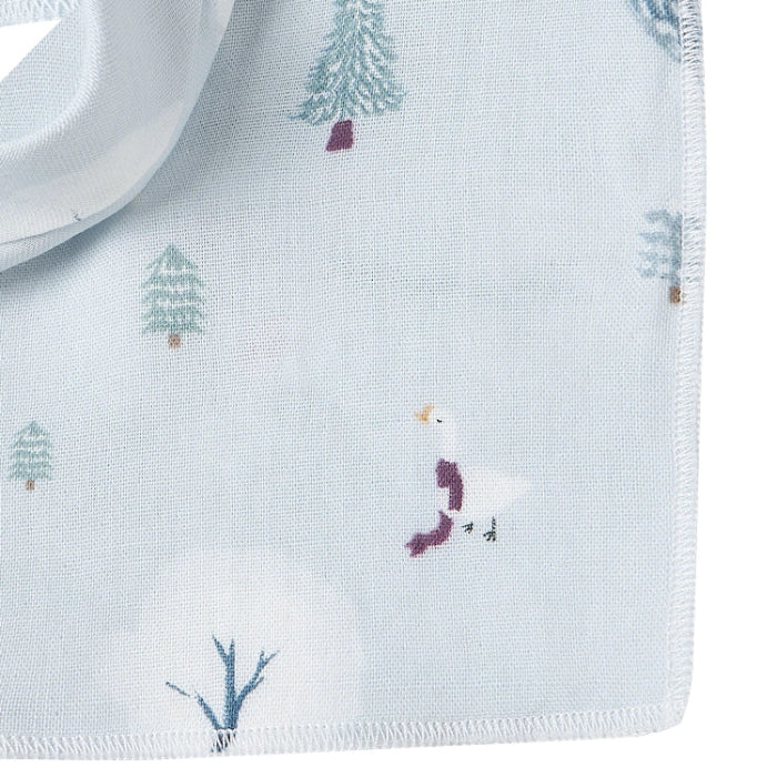 Nest Designs Bamboo Muslin Baby Bandana Bib Snowy Snuggles