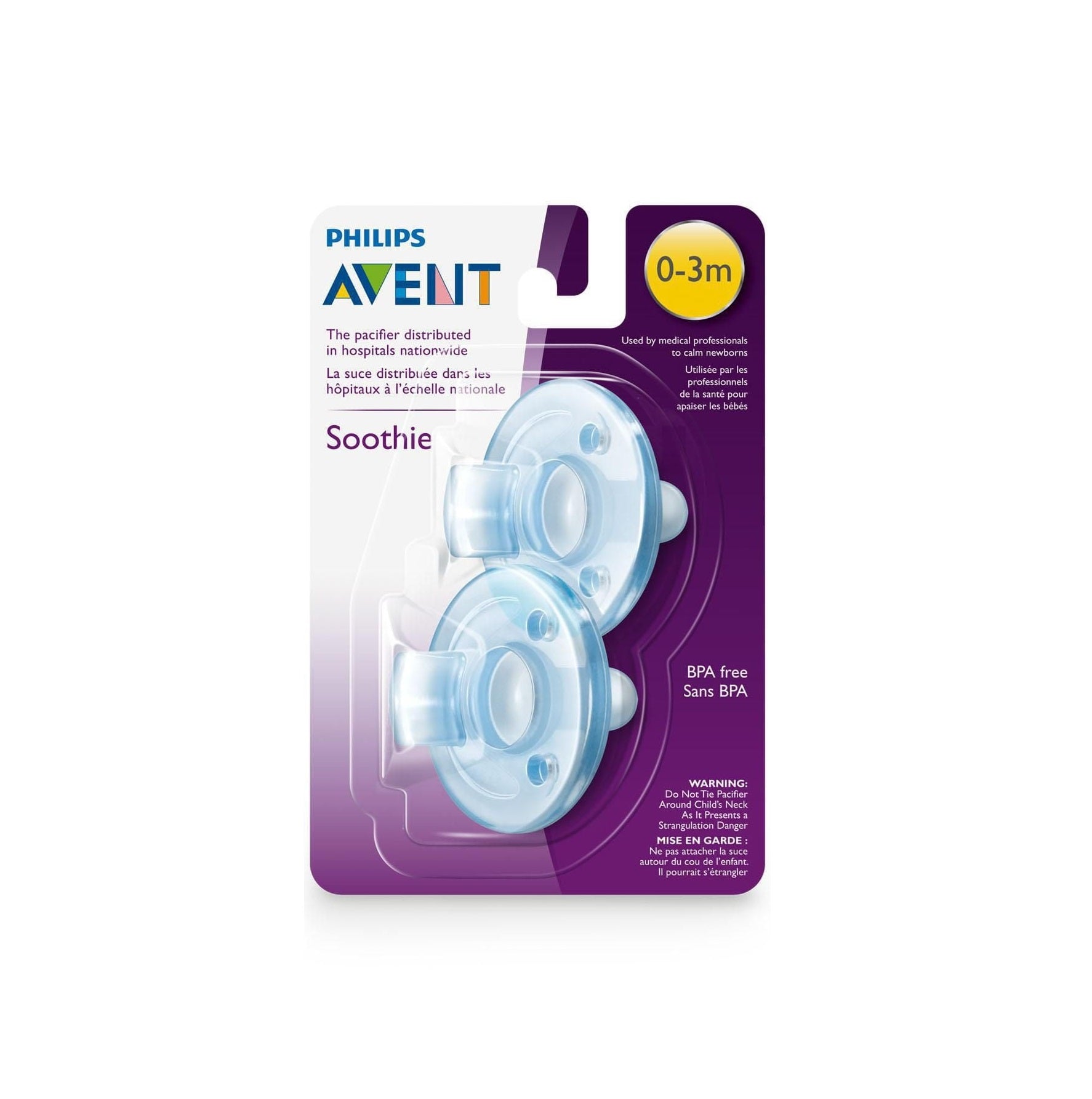 Philips Avent Soothie Pacifier 2 Pack Blue