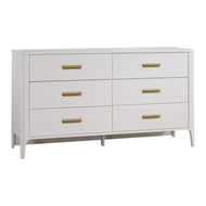 Natart Signature Series Palo 6 Drawer 56 Inch Double Dresser