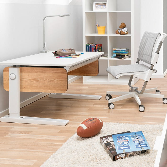 Moll Champion Height Adjustable Desk Left Up 