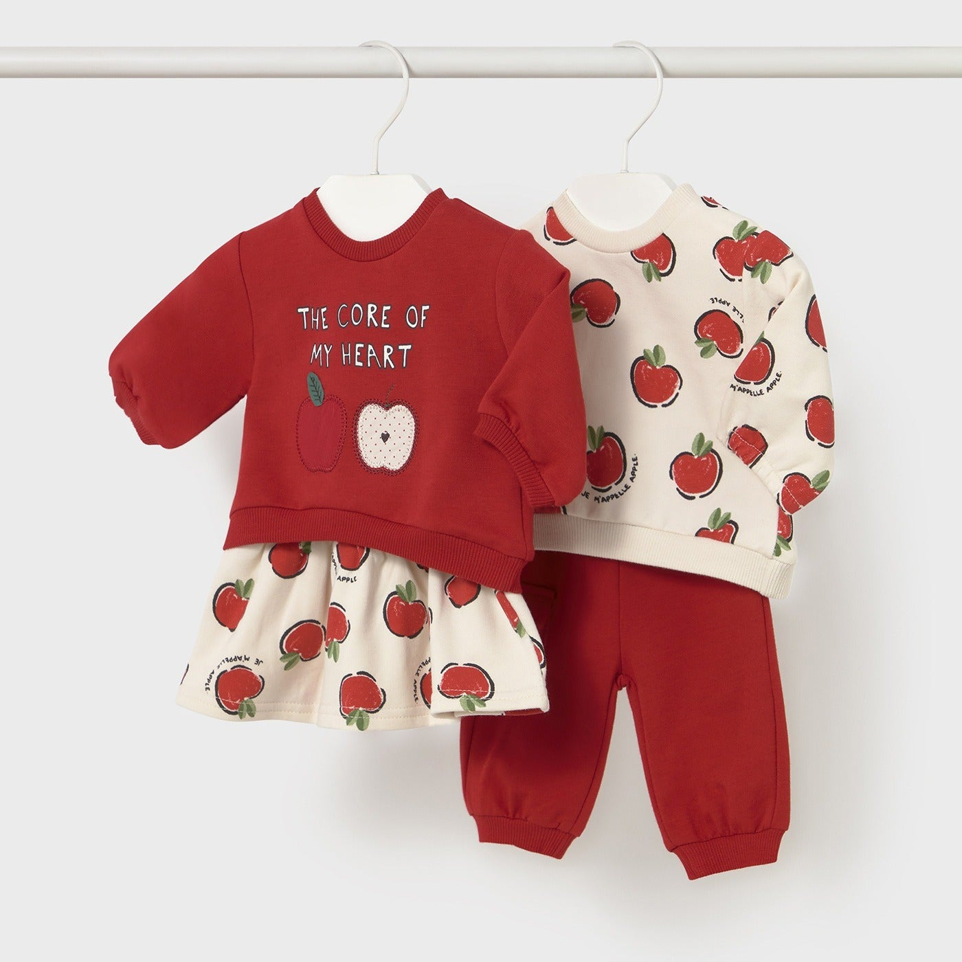 Mayoral 4 piece Knit Set Cherry
