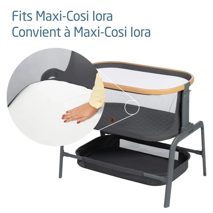 Maxi Cosi Iora Bedsheets 2 Pack White