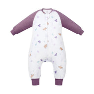 Nest Designs Bamboo Long Sleeve Footed Sleep Bag 1.0 Tog Snow Angels