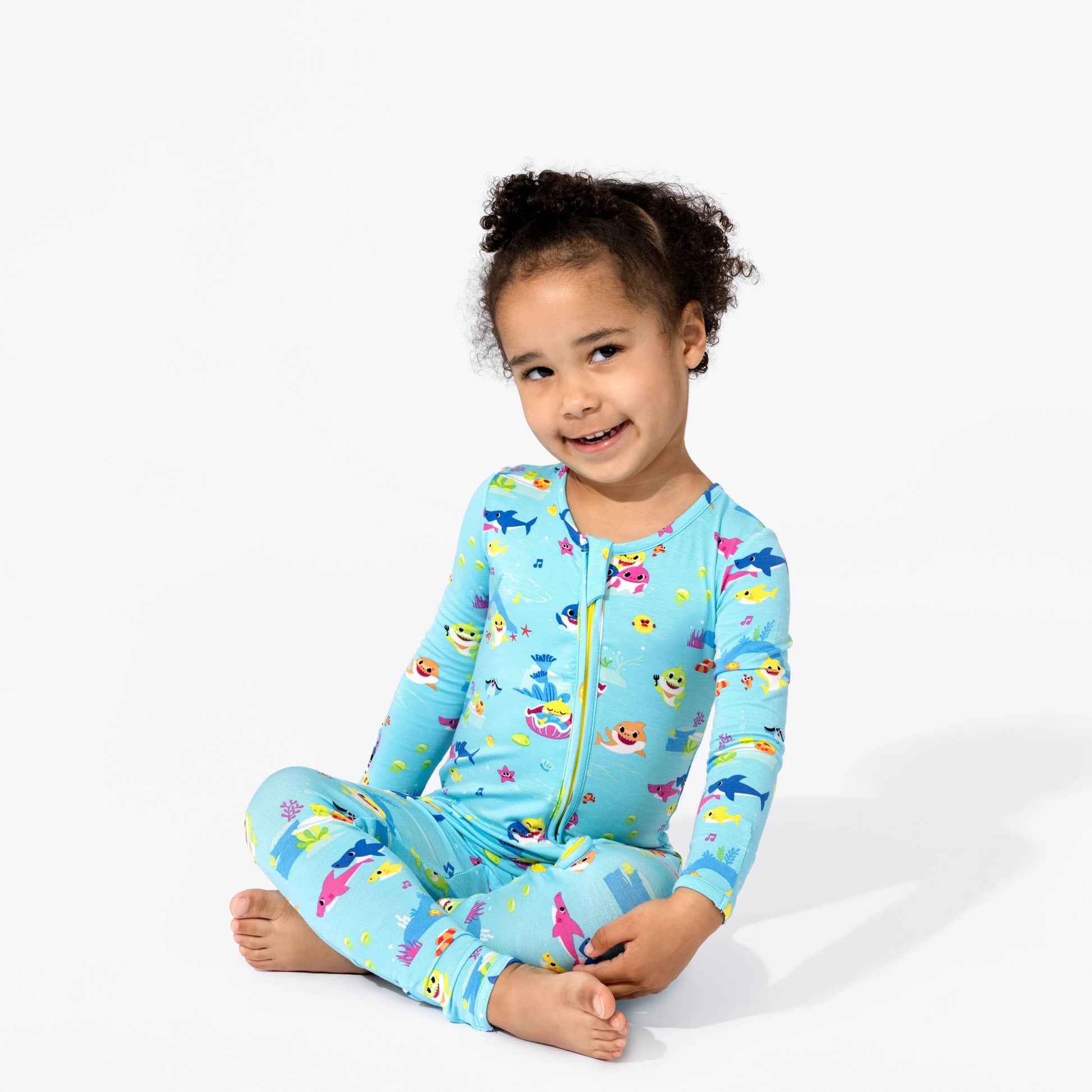 Bellabu Bear Bamboo Convertible Footie Baby Shark