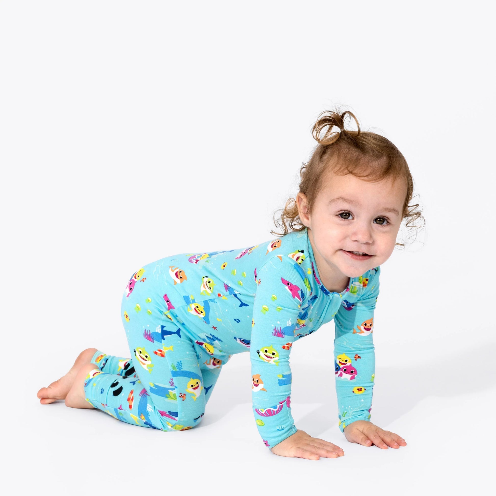 Bellabu Bear Bamboo Convertible Footie Baby Shark