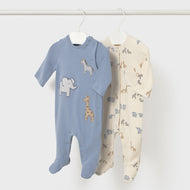 Mayoral Bodysuit 2 Pack Blue Bell