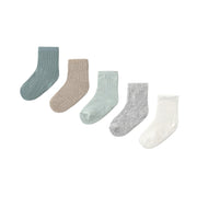 Mayoral Newborn 6-Pack Socks Green