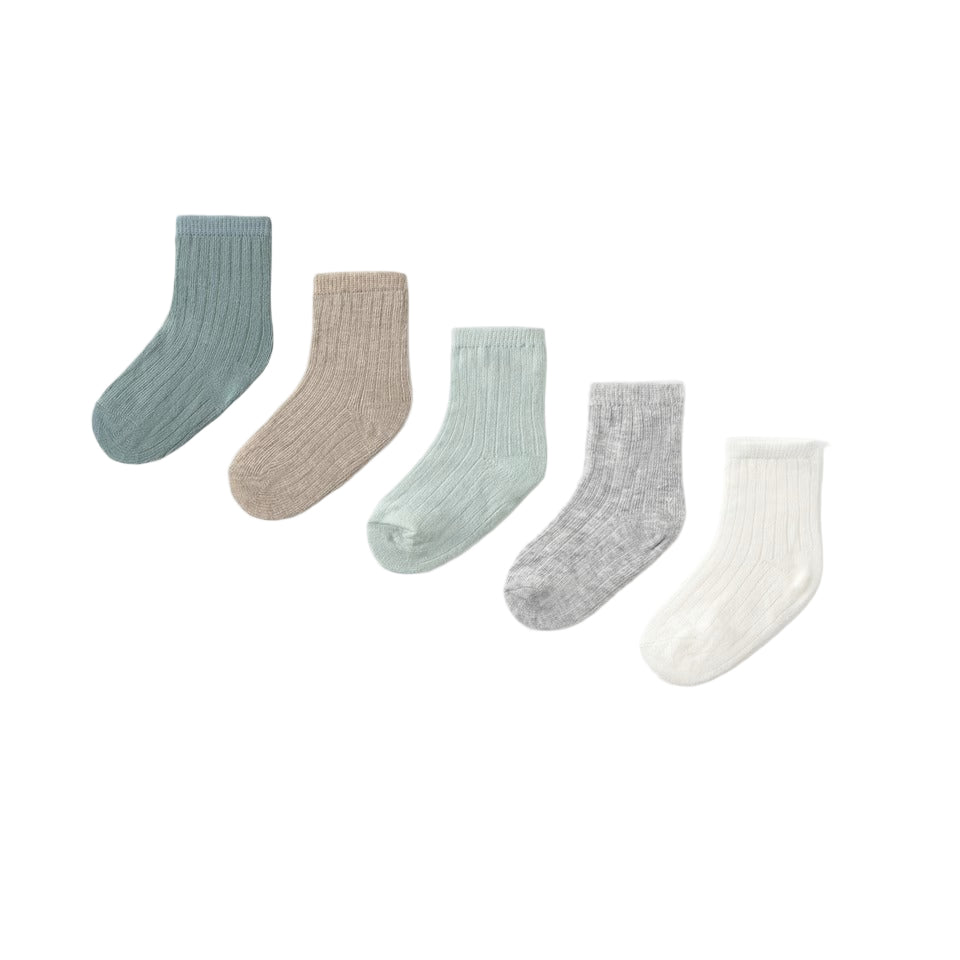 Mayoral Newborn 6-Pack Socks Green