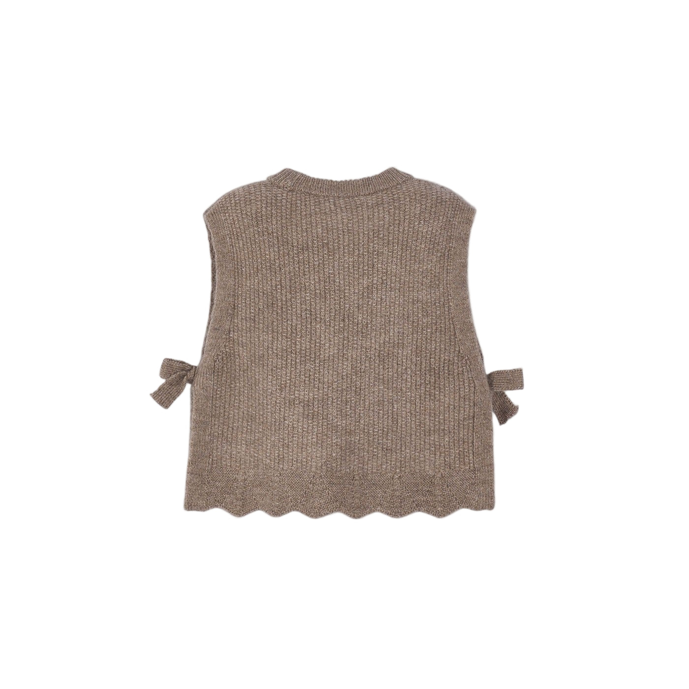 Mayoral Knitting Vest Brown