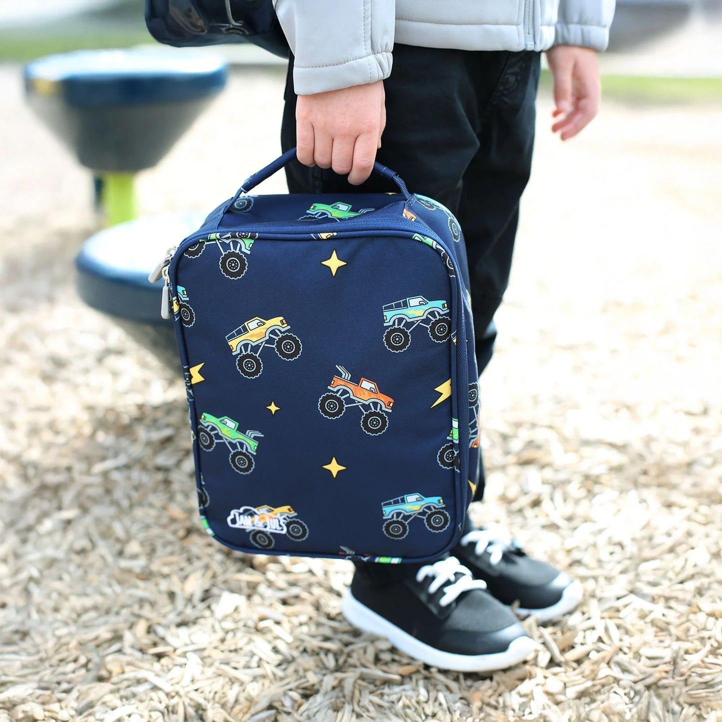 Jan & Jul Kids Lunch Bag Big Trucks
