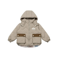 Petite Revery Recycled Nylon Taslon Down Jacket Pine Wood