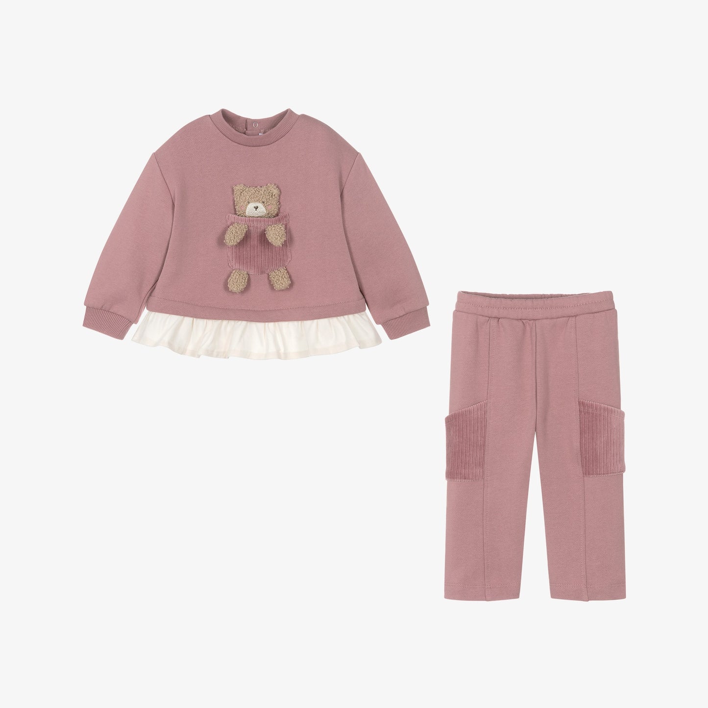 Mayoral Teddy Bear Tracksuit Orchid