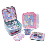 Floss And Rock 7pc Tin Tea Set Rainbow Fairy