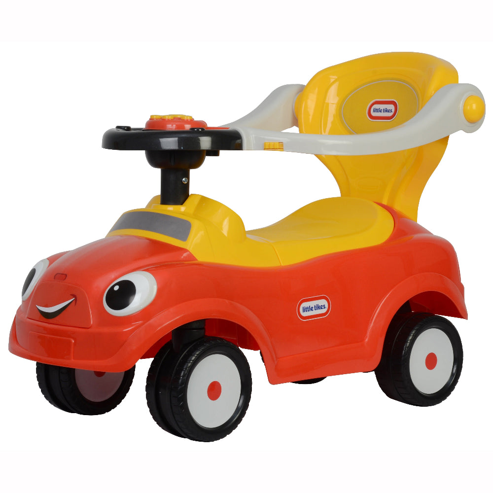 Little Tikes 3-in-1 ride-on car, red and yellow