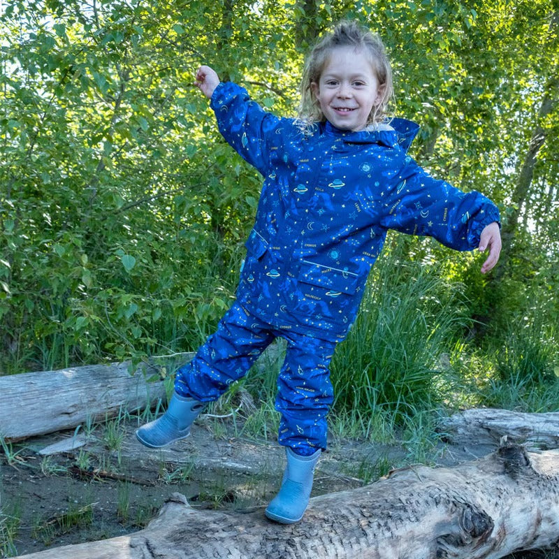 Jan & Jul Waterproof Cozy Dry Rain Pants Constellations