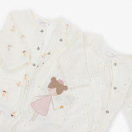 Mayoral Fairy Bodysuit 2 Pack Natural