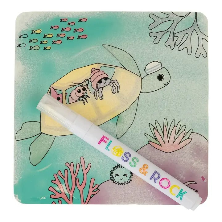 Floss And Rock Magic Color Changing Water Cards Ocean