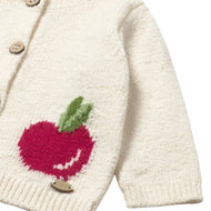 Mayoral Apple Knit Cardigan Pottery