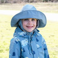 Jan & Jul Waterproof Rain Hats Dusty Blue