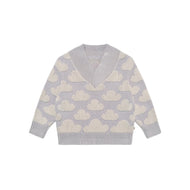 Petite Revery Cotton Knit Sweater Lilac Blush