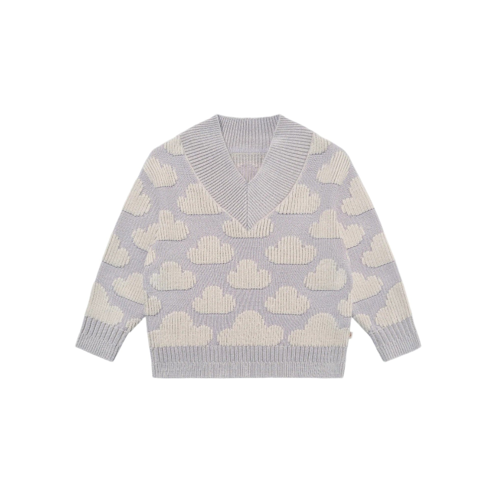 Petite Revery Cotton Knit Sweater Lilac Blush