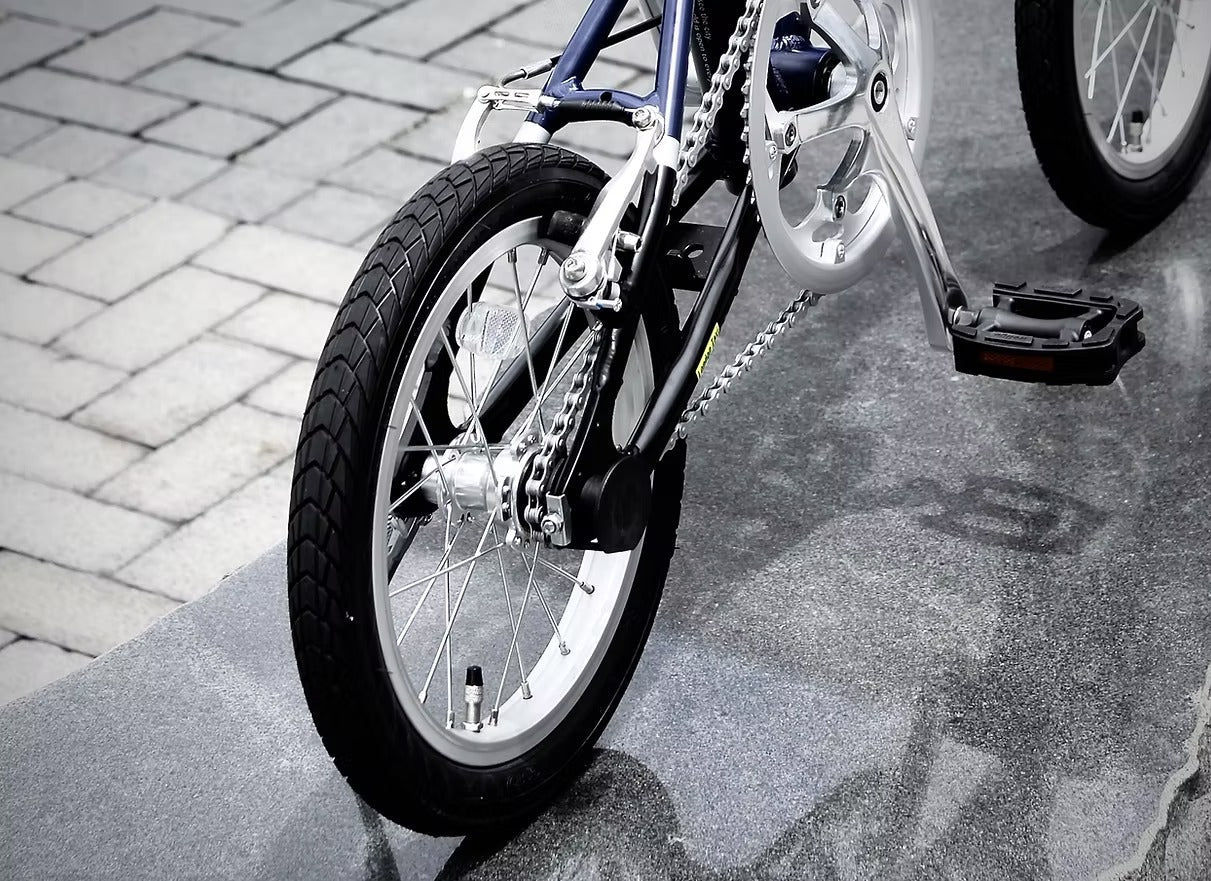 LONDON TAXI FOLDING 14-INCH ALUMINUM LIGHTWEIGHT BICYCLE 