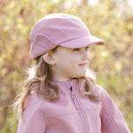 Jan & Jul Kids Water Resistant Softshell Cap Dusty Rose