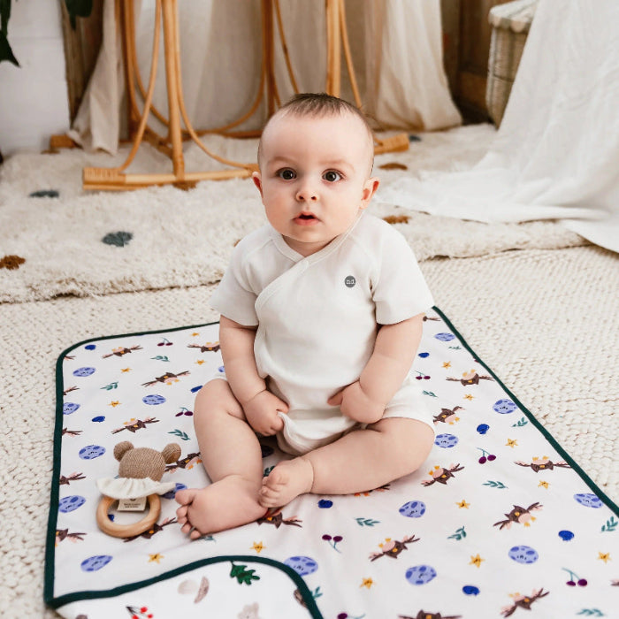 Nest Designs Cotton Waterproof Baby Change Pad Small Fall Magic