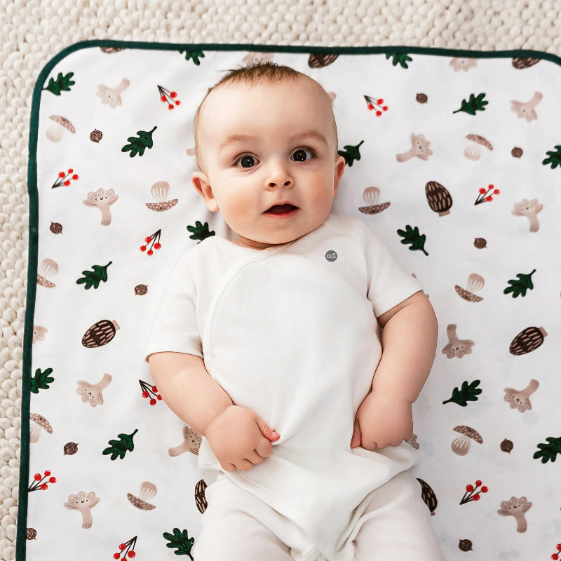 Nest Designs Cotton Waterproof Baby Change Pad Small Fall Magic