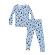 Bellabu Bear Varsity Blue Bamboo Kids Pajamas Paw Patrol