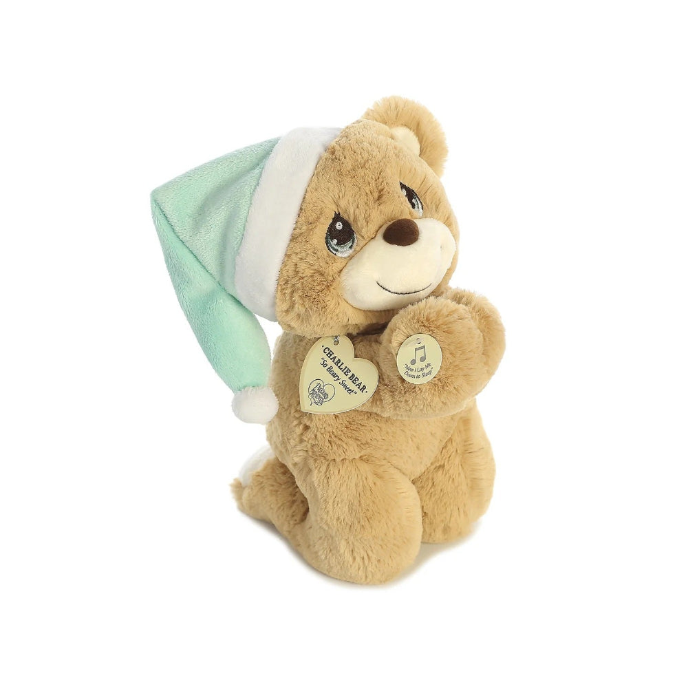 Aurora Precious Moments Charlie Prayer Bear 10"