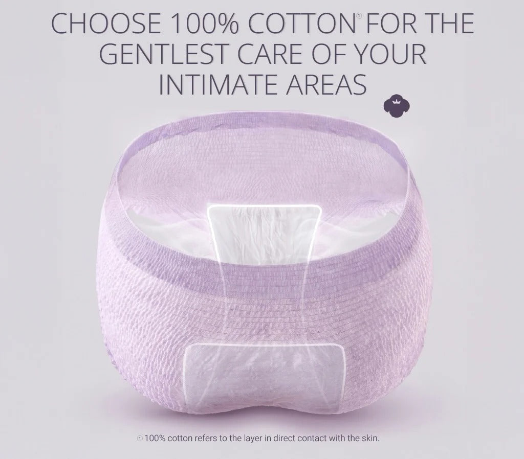 Purcotton MaxGuard Unscented Overnight Panties 2pcs