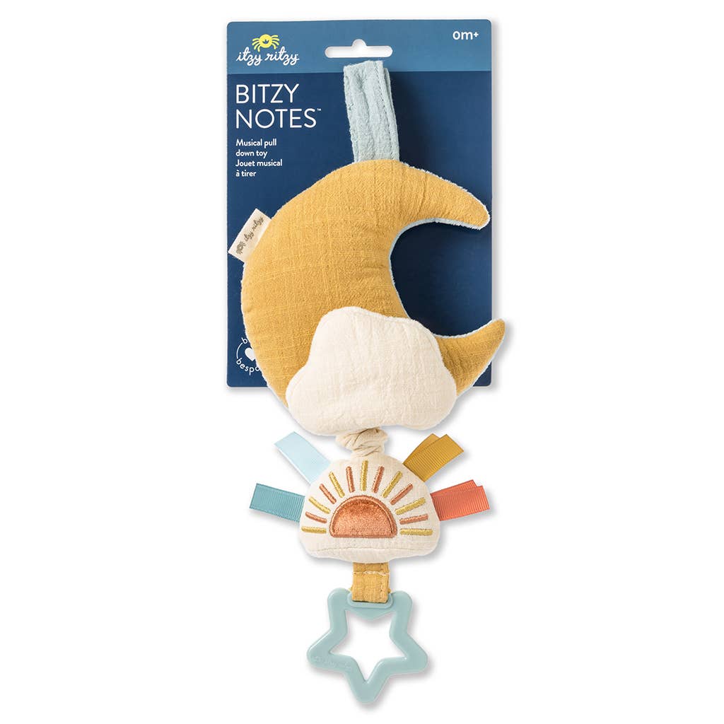 ITZY RITZY BITZY NOTE MUSICAL PULL-DOWN TOY MOON AND SUN