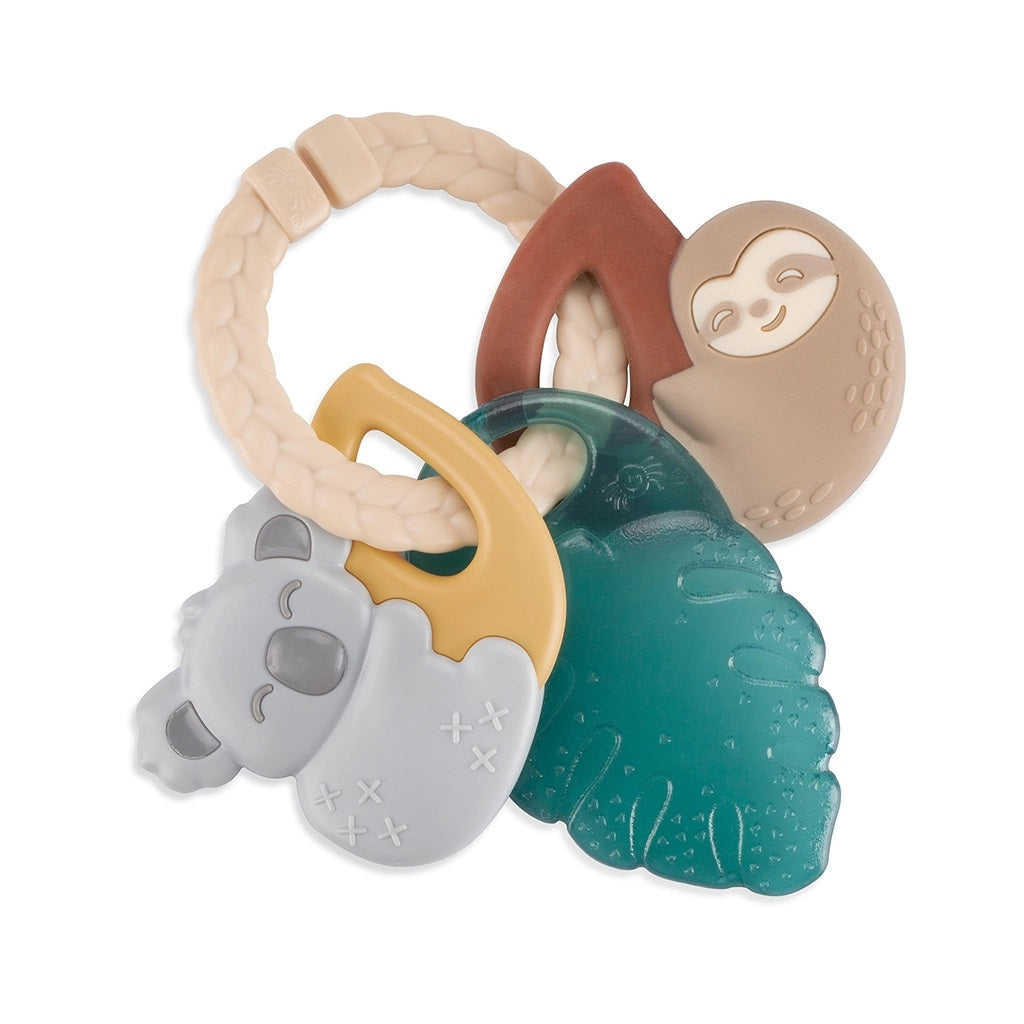 ITZY RITZY KEYS RING WITH RATTLE TEETHER - TROPICAL - baby enRoute