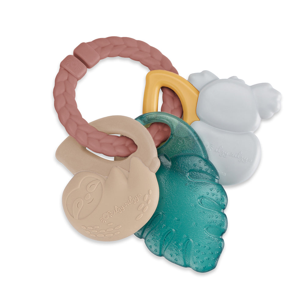 Itzy Ritzy Keys Ring With Rattle Teether Tropical