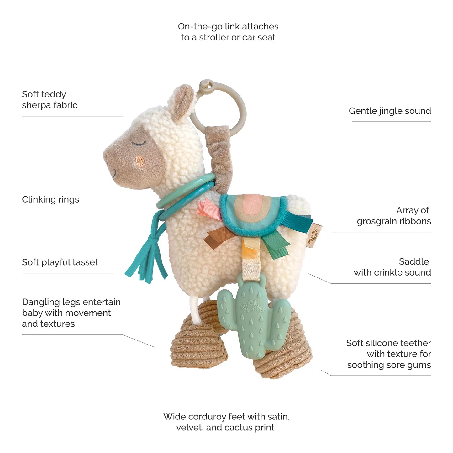 Itzy Ritzy Itzy Friends Link & Love Activity Plush