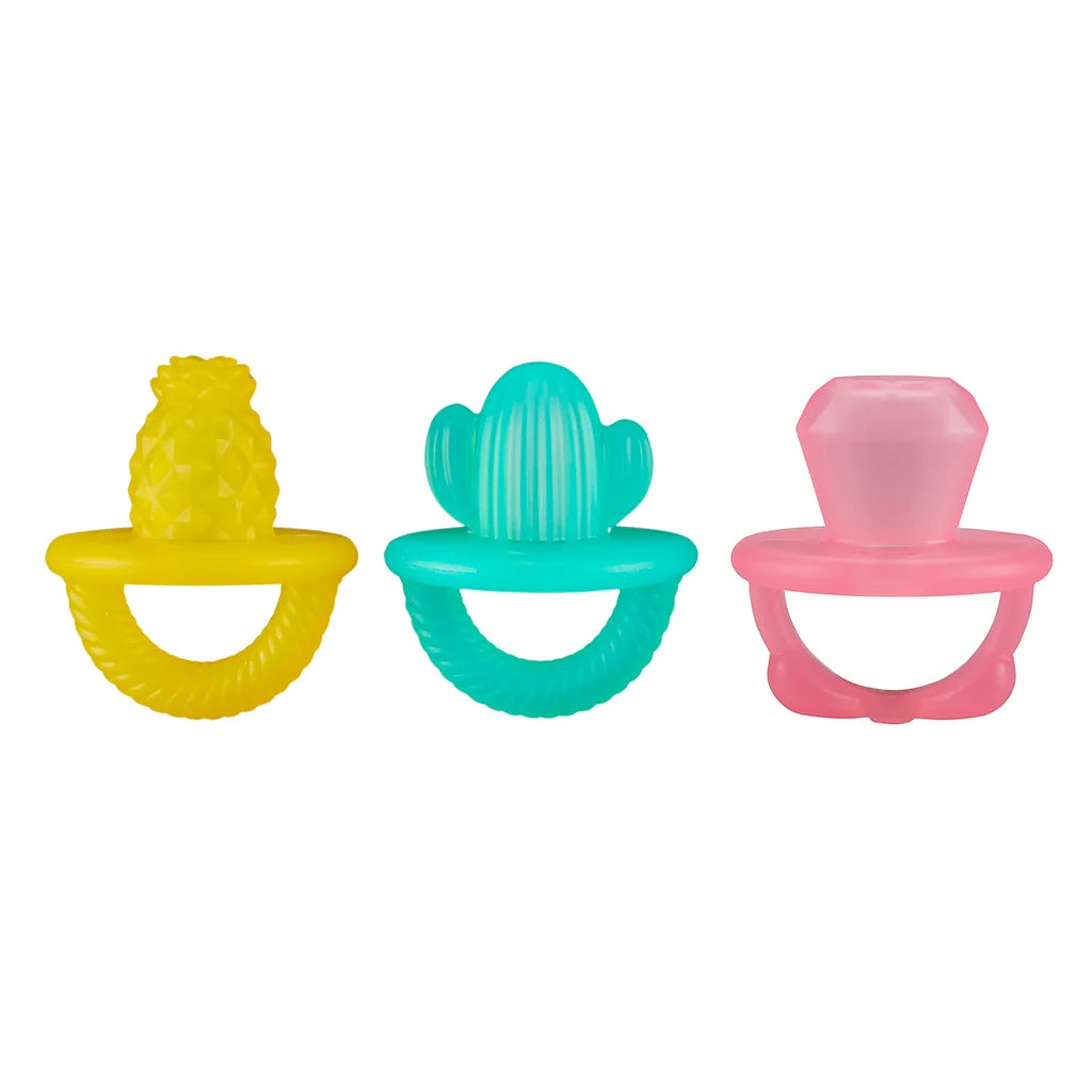 ITZY RITZY TEENSY TEETHER SOOTHING SILICONE TEETHER