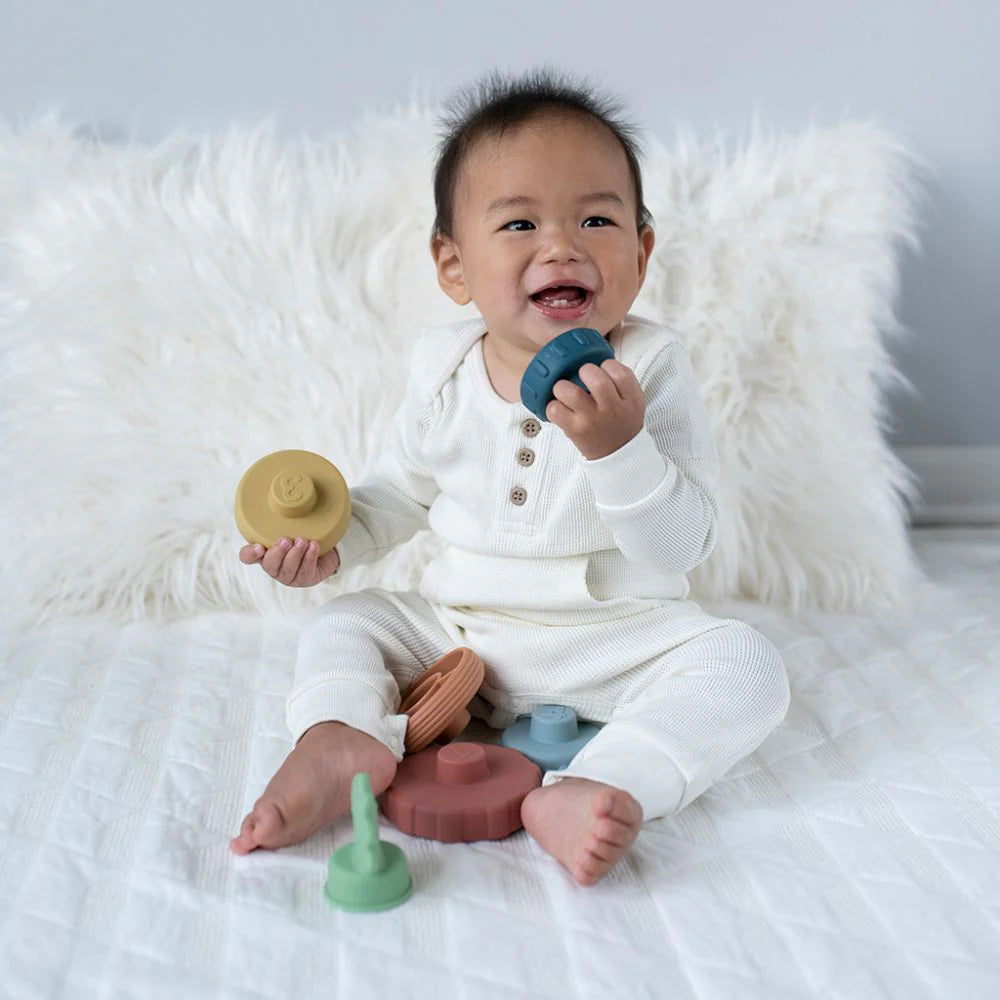 ITZY RITZY STACKER SILICONE STACKING TOY - baby enRoute