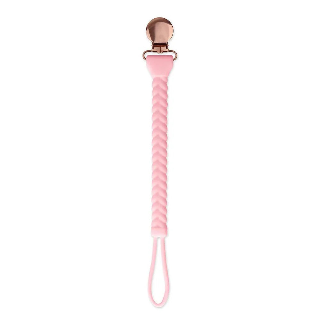 Itzy Ritzy Sweetie Strap Braided Pacifier Clip