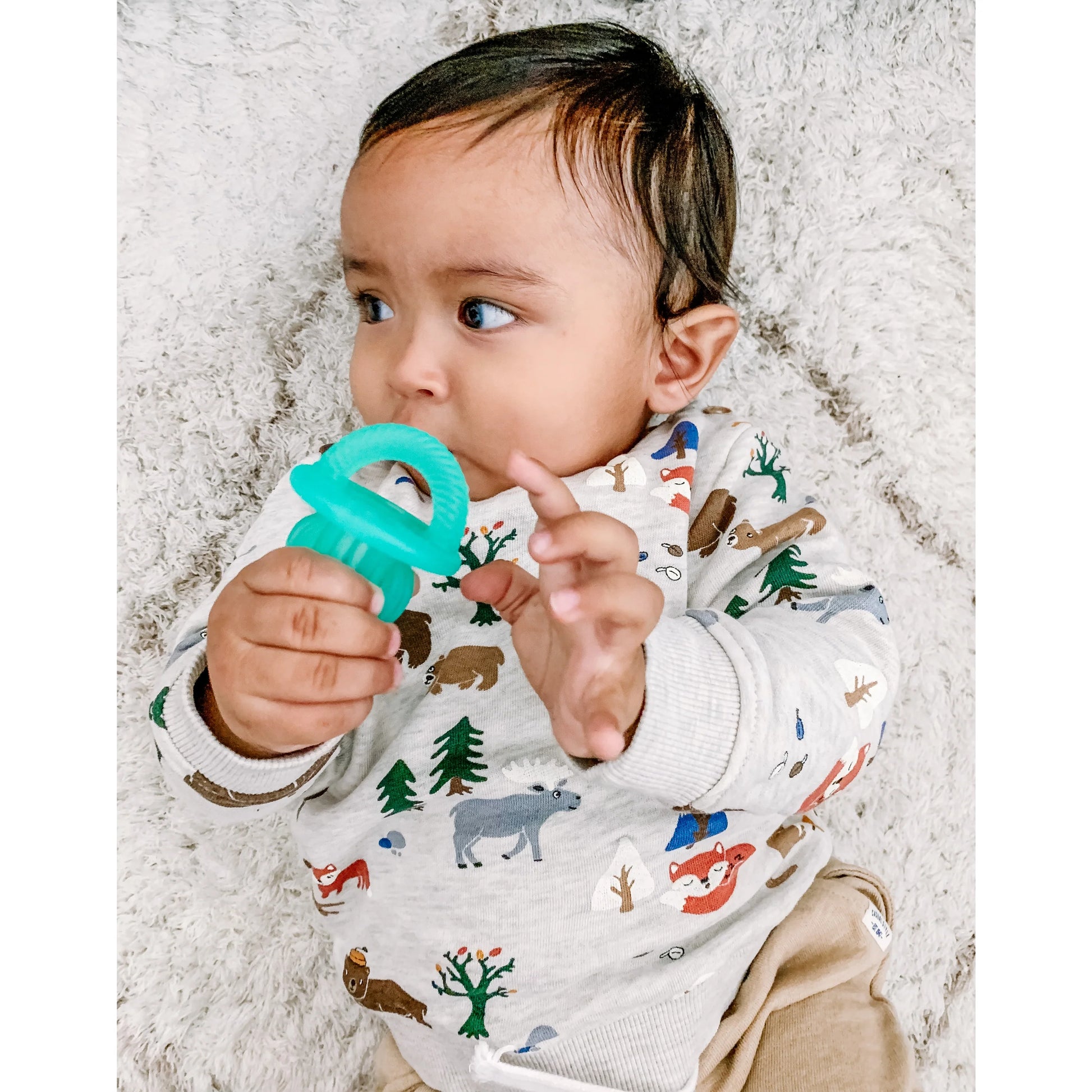 ITZY RITZY TEENSY TEETHER SOOTHING SILICONE TEETHER