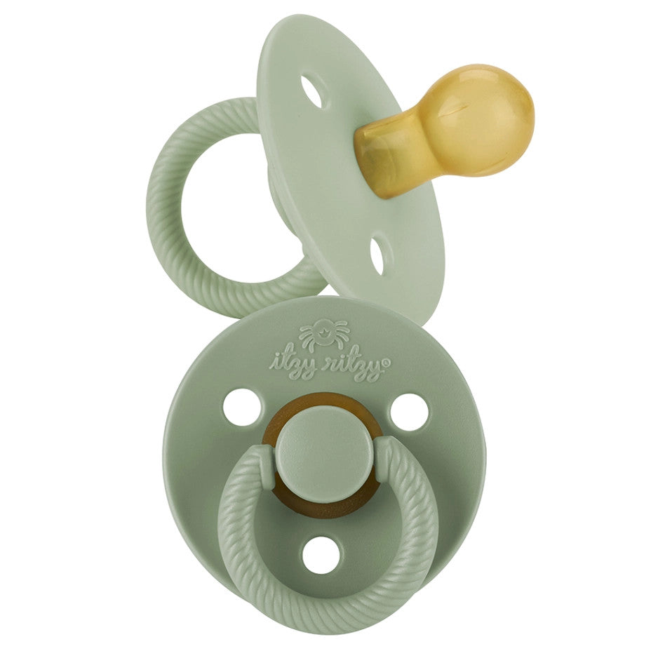 ITZY RITZY ITZY SOOTHER NATURAL RUBBER PACIFIER SETS (6-18M)