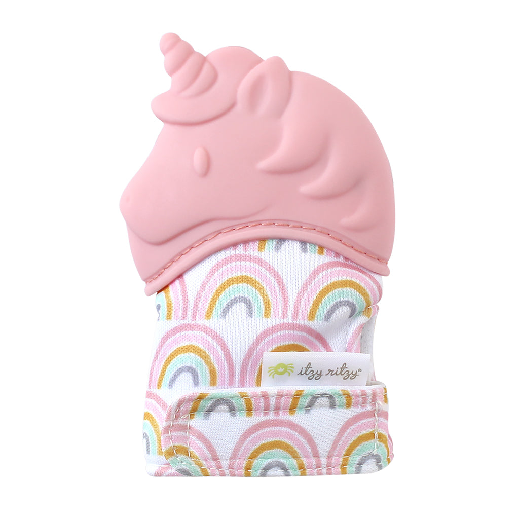 ITZY RITZY ITZY SILICONE TEETHING MITTS