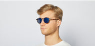 IZIPIZI SUNGLASSES ADULT #D BLUE TORTOISE BLUE MIRROR